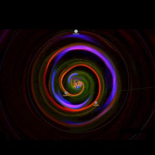 Viento solar cambia en el Sistema Solar exterior