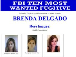 El FBI señala que Brenda debe ser considerada armada y peligrosa. ESPECIAL / www.fbi.gov