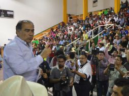 Astudillo insiste en hacer lo posible para disminuir los índices delictivos. NTX / Archivo