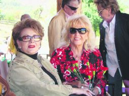 Corrida en Rancho Pinto, Tapalpa. Gaby Ochoa y Susan Preciado.  /