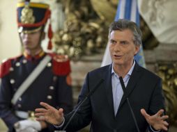 Mauricio Macri asegura estar tranquilo y cumplir con la ley tras su participación en paraísos fiscales. AP / N. Pisarenko