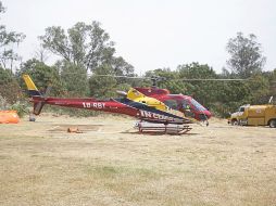 'Tláloc' es capaz de cargar agua en apenas 40 segundos a una profundidad mínima de 30 centímetros. ESPECIAL / Gobierno de Zapopan