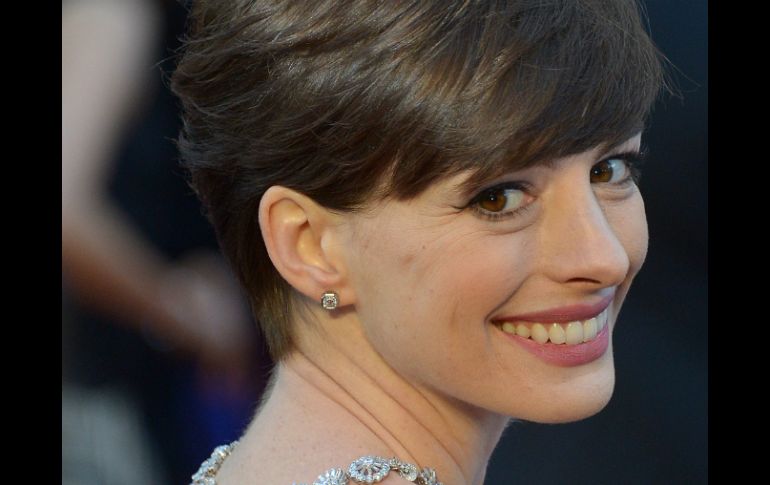 Hathaway confirmó a principios de año que estaba embarazada. AFP / ARCHIVO