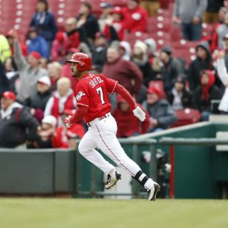 Eugenio Suárez pega 'grand slam' en triunfo de Reds