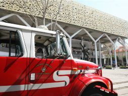 Desde el pasado 06 de marzo, por orden de Alfaro, dos bomberos permanecen en el Mercado Corona ante cualquier eventualidad. EL INFORMADOR / R. Tamayo