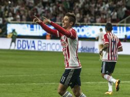 Brizuela fue el autor de dos goles en el partido ante Pumas. EL INFORMADOR / ARCHIVO