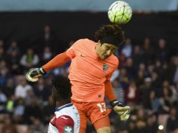 Con este empate Málaga y Ochoa se mantendrán en la octava posición, muy cerca de los puestos para competiciones europeas. EFE / M. Molina