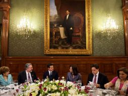 El Jefe del Ejecutivo federal ofreció a los ministros del máximo tribunal una comida este viernes. NTX / Presidencia