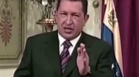 Imagen del video en el que Hugo Chávez asegura que ''el pueblo debe juzgar a sus a sus gobernantes''. FACEBOOK / Henrique Capriles Radonski