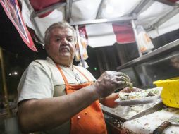 En la Taquería Santo Goyote venden tacos de carnaza y cabeza. EL INFORMADOR / R. Tamayo