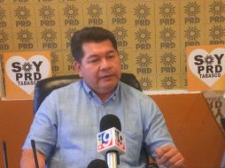 Candelario Pérez Alvarado señaló que la justicia federal no ha cumplido con la aplicación de la ley. TWITTER / @TabascoPRD