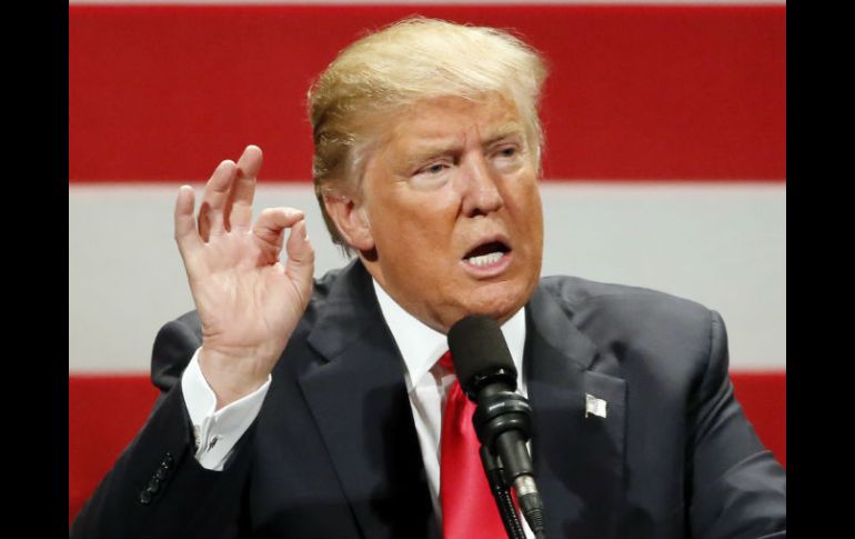 Precandidato republicano, Donald Trump AP / C. R. Arbogast