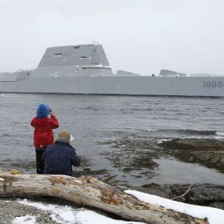 El nuevo destructor de la Armada de EU es apenas detectable