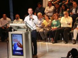 Durante un mitin político en Ciudad Juárez, Chihuahua, Anaya Cortés resaltó que es tiempo de pensar en el estado. TWITTER / @AccionNacional