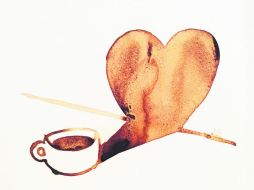 En la exposición admirarás obras con las que usaron el café líquido como acuarela. ESPECIAL / Erandini Aparicio