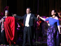 Los cantantes fueron ovacionados de pie por los asistentes. NTX / C. Pereda