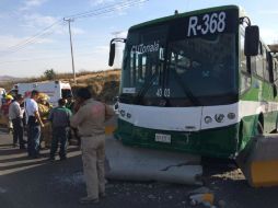 El accidente ocurrió a la altura del kilómetro 8 del nuevo Periférico. ESPECIAL /