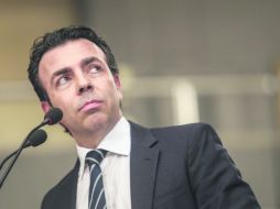 Optimismo. El CEO de Cinépolis, Alejandro Ramírez, apunta a las nuevas metas que deben encaminarse los exhibidores. EL INFORMADOR / F. Atilano