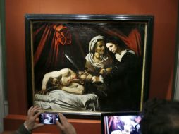 Se cree que 'Judit decapitando a Holofernes' fue pintado en Roma alrededor de 1604-05. AFP / P. Kovarick