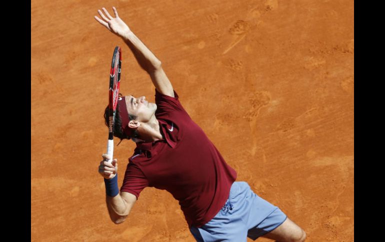 Roger jugó su primer partido desde el Abierto de Australia. AFP / V. Hache