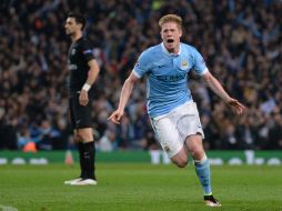 De Bruye anotó hasta el minuto 75 del partido. AFP / O. Scarff