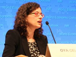 Oya Celasun, directora de la división de estudios mundiales del FMI, considera que México tendrá un desempeño 'robusto' en el futuro. NTX / R. Barrera