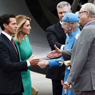 Peña Nieto se reúne con la reina Margarita II de Dinamarca