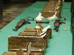 En el campamento también había 46 cargadores para armas largas, 726 cartuchos y tres fornituras. EL INFORMADOR / ARCHIVO