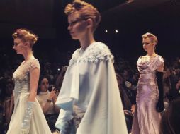 La colección Otoño-Invierno 2016-2017 presentó una paleta de colores de rosas y azules en tonos pastel. EL INFORMADOR / E. Esparza