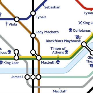 Metro de Londres conmemora las obras de Shakespeare