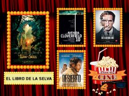 Estos son los cuatro estrenos que llegan a la cartelera de nuestra ciudad, conócelos y arma tu Plan de Cine. EL INFORMADOR /