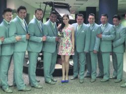 La Sonora Santanera de Carlos Colorado y María Fernanda, lista para darle una noche muy especial a sus fanáticos tapatíos. EL INFORMADOR /