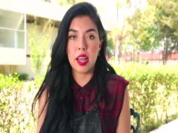 Gabriela, una de las víctimas, en su segundo video. FACEBOOK / Gabriella Nava