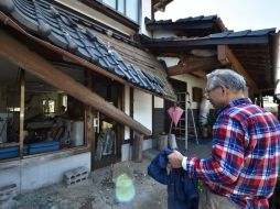 Hubo al menos nueve muertos por el fenómeno de ayer en la misma zona. AFP / K. Nogi