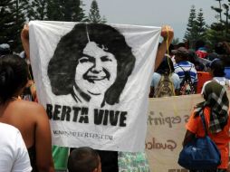 El encuentro en el que participaron activistas de 22 países fue auspiciado por la familia de Cáceres y su organización. AFP / ARCHIVO