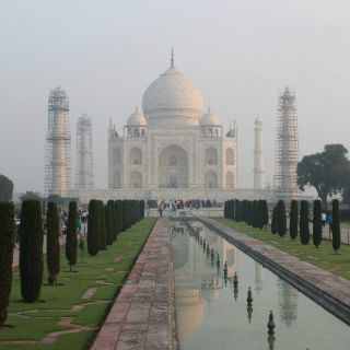 El Taj Mahal, joya arquitectónica en el subcontinente indio
