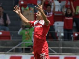 El conjunto de casa logró terminar con el cero por medio de Ernesto Vega, apenas iniciado el partido en el Nemesio Diez. EFE / A. Cruz