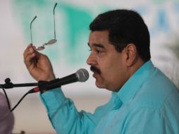 Maduro afirmó que Castro demostró solidaridad y hermandad en el congreso del partido. EFE / P. Miraflores