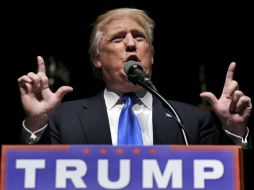 Trump es el favorito en la carrera para la nominación republicana a las elecciones presidenciales de noviembre. AP / O.Hoslet