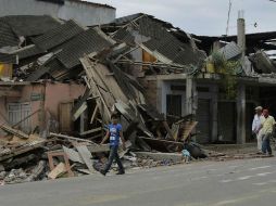 La mayor parte de las poblaciones de Manabí, en Guayaquil, la capital y otras ciudades importantes, son las más afectadas. AFP / R. Buendia