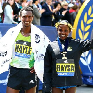 Etíopes Hayle y Baysa conquistan Maratón de Boston