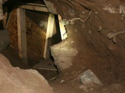 Esta es la tercera vez en un año en que un túnel transfronterizo es encontrado en el área de Caléxico. EFE / ARCHIVO