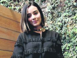 Crecimiento. Luego de acabar 'La vecina', la actriz  Esmeralda Pimentel tomó un taller de cine. NTX /