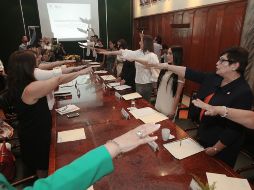 Pablo Lemus tomó protesta a los integrantes del Consejo. ESPECIAL / Gobierno de Zapopan