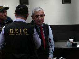 Pérez Molina renunció el pasado 3 de septiembre a la presidencia y desde entonces guarda prisión provisional. EFE / ARCHIVO