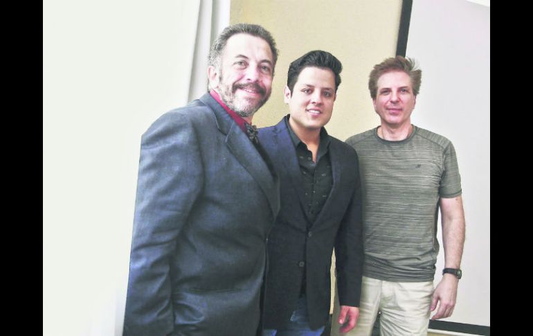 Talento. De izquierda a derecha, Leonardo Villeda,  César Delgado y Marco Parisotto. EL INFORMADOR / E. Barrera