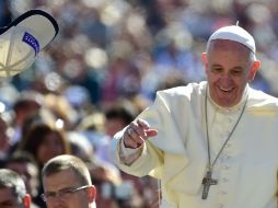 El Pontífice saludó a grupos de Ucrania y Bielorrusia en su audiencia de este miércoles. AFP / A. Pizzoli