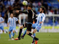 Alcanzaron el empate cuando el delantero paraguayo Roque Santa Cruz habilitó al defensa uruguayo Federico Ricca. EFE / J. Zapata