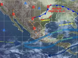 Para este jueves se prevé una posible formación de torbellinos o tornados en Coahuila, Nuevo León y Tamaulipas. ESPECIAL / smn.cna.gob.mx