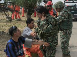 Se reportan 13 personas en estado grave y 18 desaparecidos tras el incidente. AFP / S. Balandrano